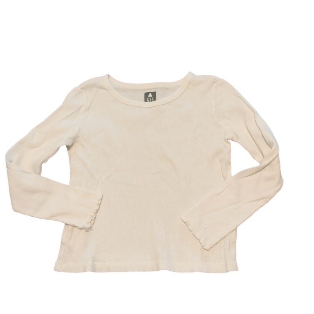 GAP White Ribbed Top